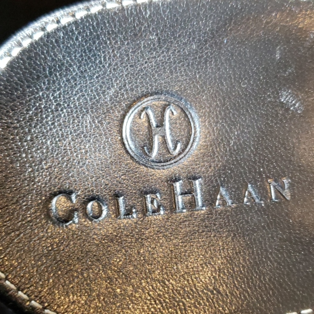 - Cole Haan Black Slip On Wedge Mules Size 9B - Picture 8 of 16